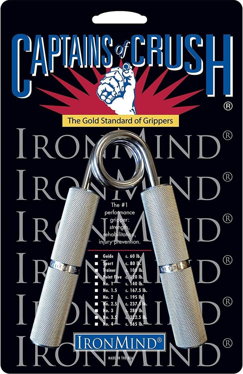 Iron Mind قبضات كابتن كراش (CoC) - المعيار الذهبي للقبضات | أقوى جهاز لتقوية اليد في العالم - Image 1